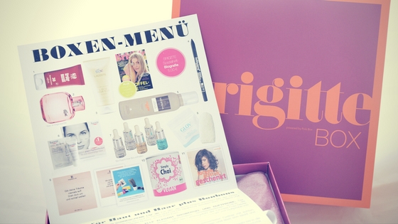 Unboxing: Die Brigitte Box Oktober-November 2016 1 boxen menue brigitte