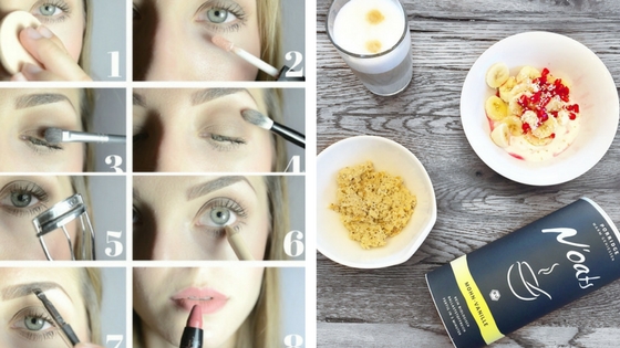 Mein Insta Rückblick - KW 39 3 schminken mit brille tutorial und fruehstueck porridge1