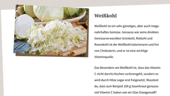 22 Tage Zucker Detox Programm: Meine zuckerfreie Zeit 3 zucker detox weisskohl1