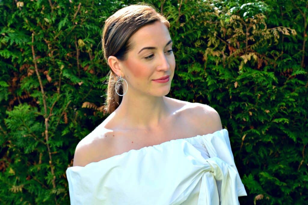 Frühlingsoutfit: It's all about the blouse! 3 shein bluse weiss 111