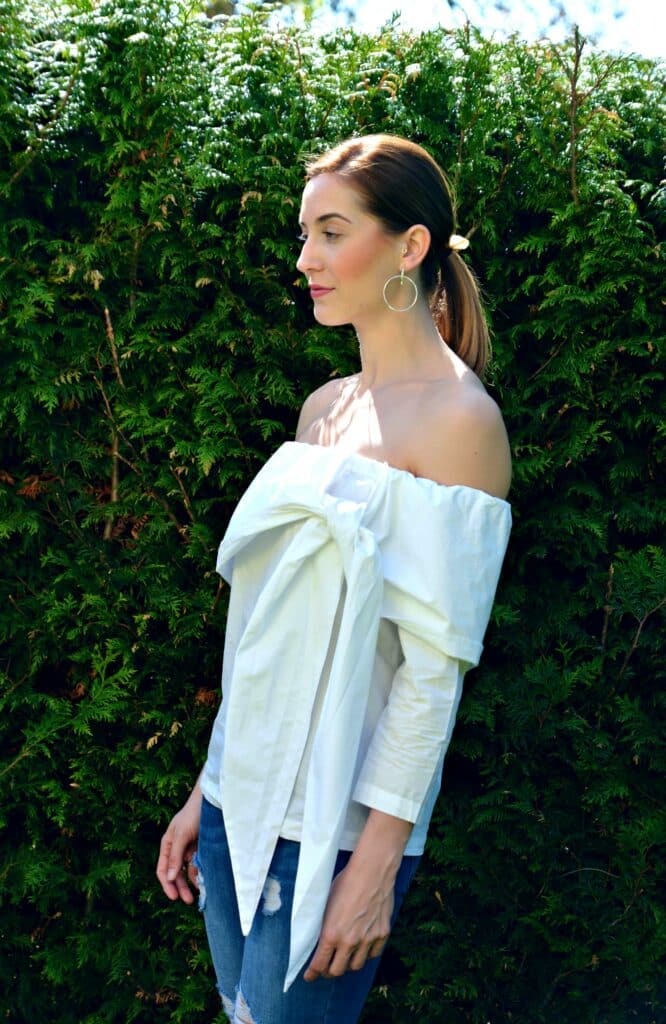 Frühlingsoutfit: It's all about the blouse! 12 shein bluse weiss 61