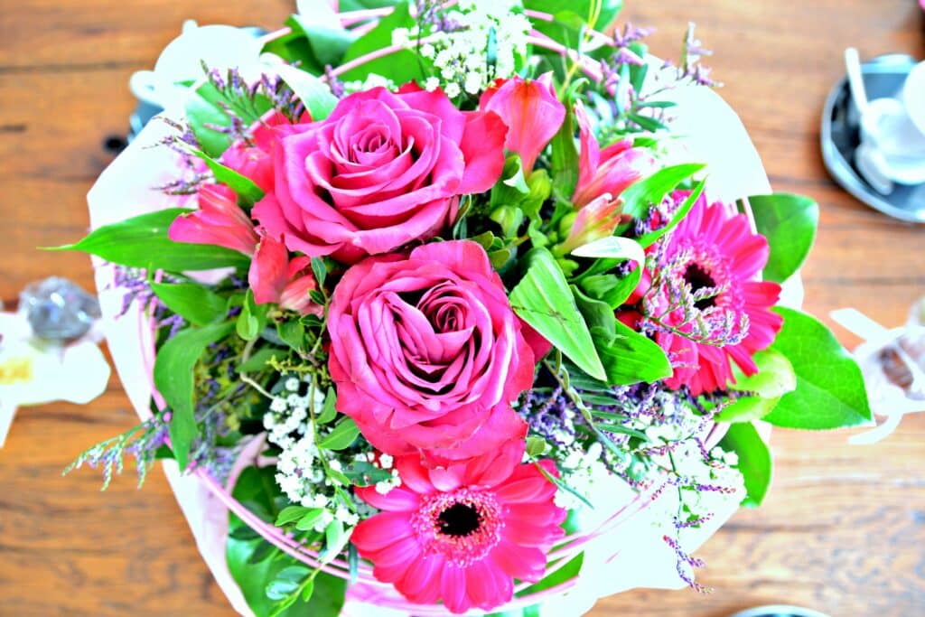 Mein 27. Geburtstag 10 mein geburtstag blumenstrauss schwester1